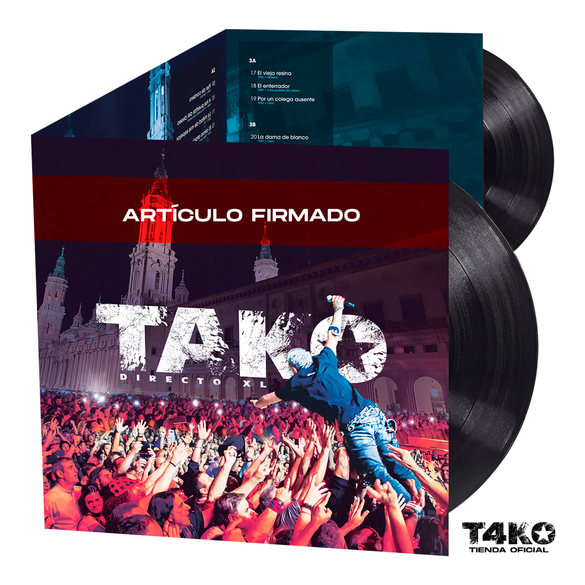 Vinilo "Directo XL" + DVD en tarjeta USB - Edición firmada